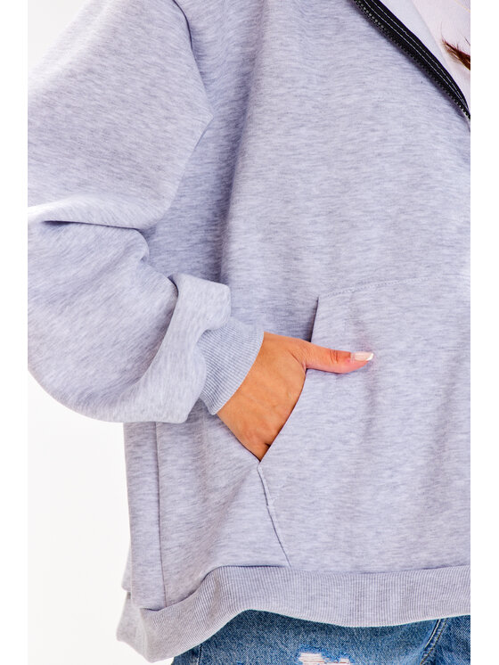 Awama Awama Mikina A610 Sivá Basic Fit
