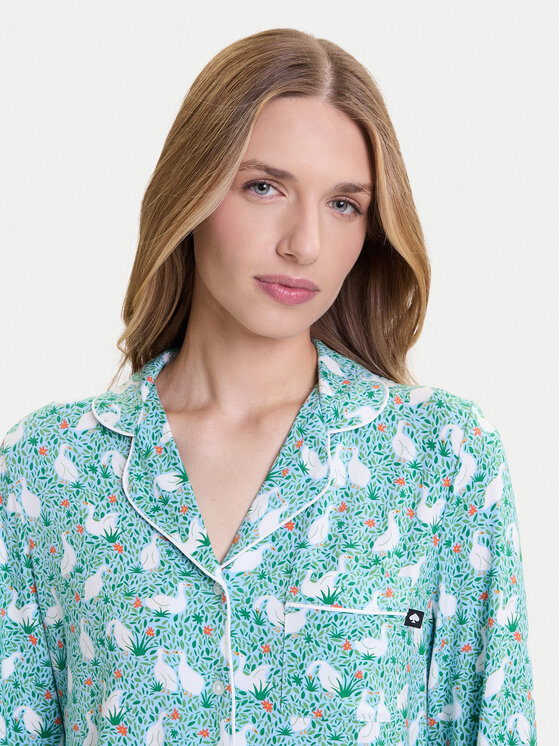 Kate Spade Kate Spade Pidžama KSI82756 Zaļš Relaxed Fit