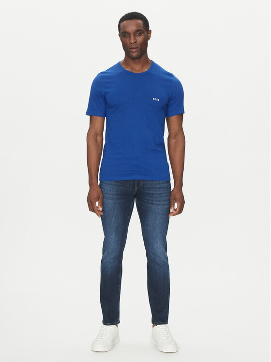 BOSS BOSS Souprava triček TShirtRN 3P Classic 50532468 Modrá Regular Fit