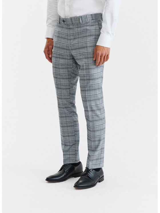 Pako Lorente Pako Lorente Spodnie garniturowe P23SF-6G-032 Szary Slim Fit