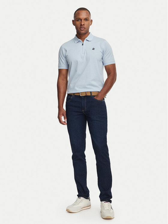 Beverly Hills Polo Club Beverly Hills Polo Club Jeans P-SS26M-J494333 Dunkelblau Regular Fit