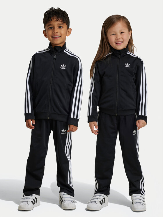 adidas adidas Tepláková souprava adicolor Firebird IY4798 Černá Regular Fit
