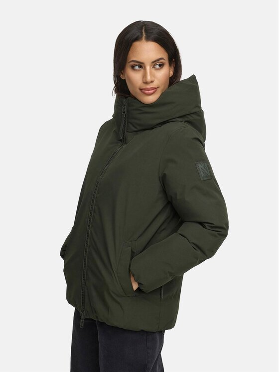 Navahoo Navahoo Kurtka zimowa Blütenlicht Zielony Regular Fit