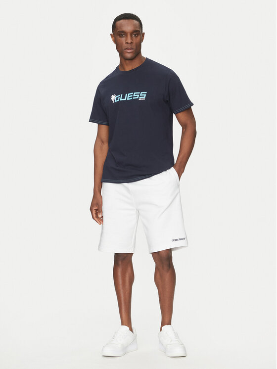 Guess Guess T-Shirt F5GI06 I3Z14 Granatowy Regular Fit