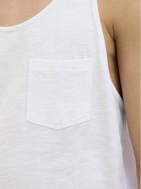Jack & Jones Jack & Jones Tank top Varenna 12273165 Biały Regular Fit