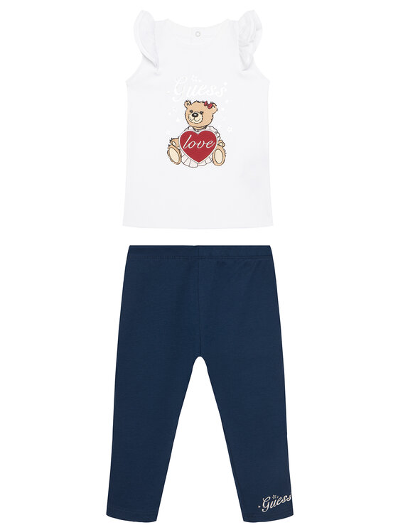 Guess Guess Set tricou și leggings A6RG02 KA6W4 Colorat Regular Fit