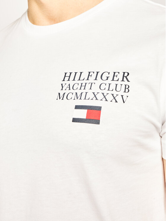 Tommy Hilfiger Tommy Hilfiger Футболка Yacht Club Tee MW0MW13347 Білий Regular Fit