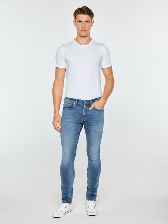 BIG STAR BIG STAR Jeansy TERRY CARROT Niebieski Tapered Fit