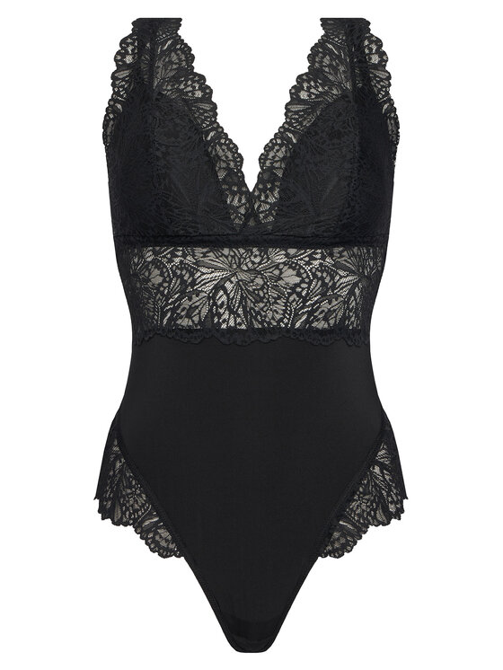 Hunkemöller Hunkemöller Bodi Posie 302452 Crna
