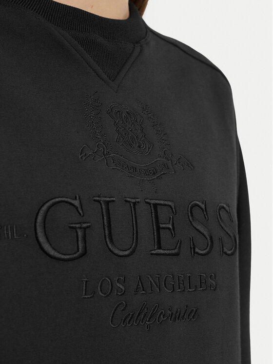 Guess Guess Світшот V6BQ05 K6264 Чорний Regular Fit