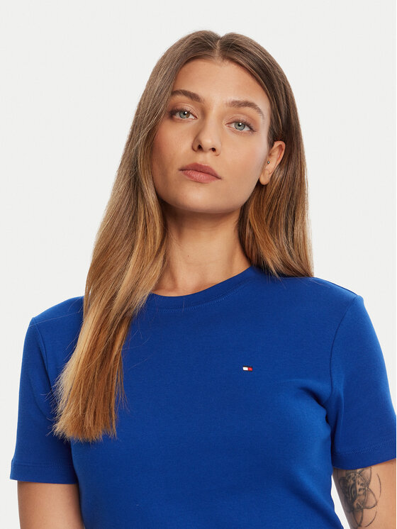 Tommy Hilfiger Tommy Hilfiger Tričko New Cody WW0WW40587 Modrá Slim Fit