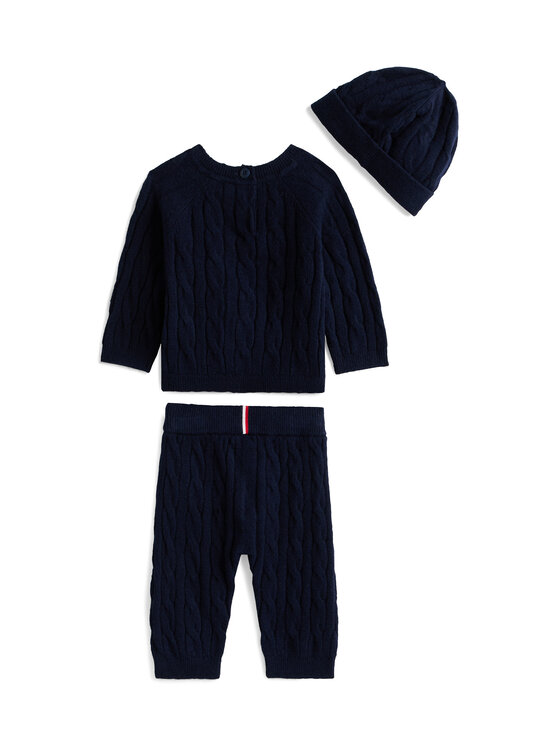 Tommy Hilfiger Tommy Hilfiger Komplet dziecięcy KN0KN02080 Granatowy Regular Fit