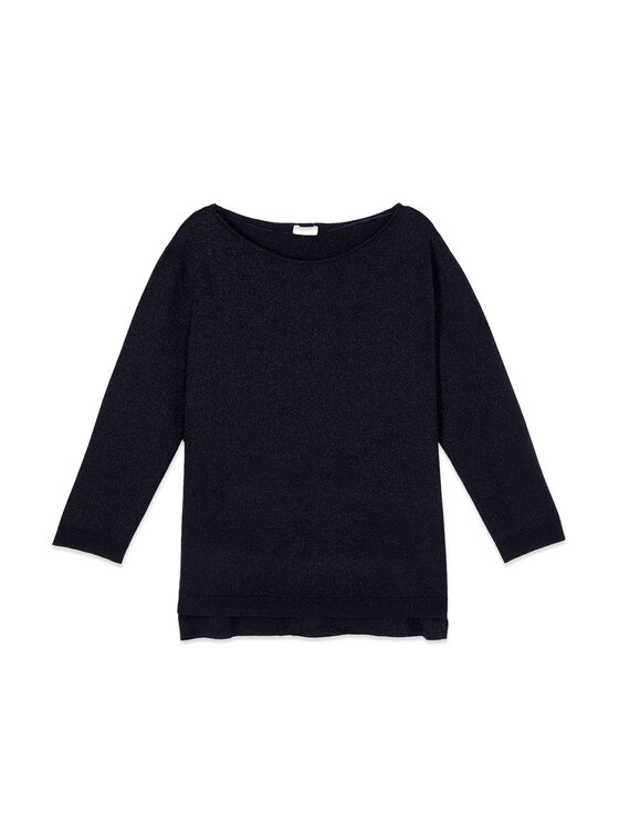 Oltre Oltre Sweter M040J005342N034 Niebieski Regular Fit