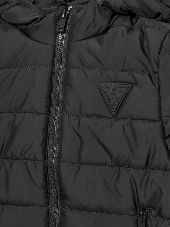 Guess Guess Μπουφάν πουπουλένιο H4BT03 WCFM0 Μαύρο Regular Fit
