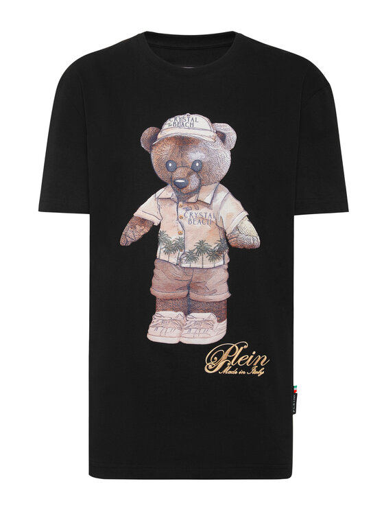 PHILIPP PLEIN PHILIPP PLEIN T-Shirt 27407 Czarny Over Fit