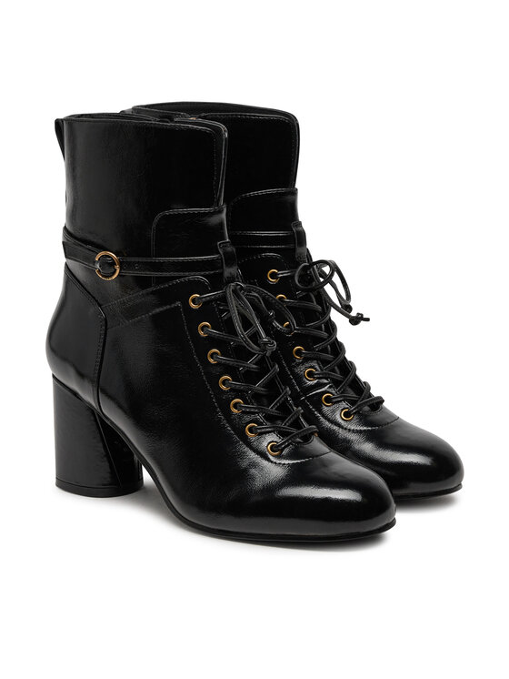 PINKO PINKO Trzewiki Cindy 07 SD0137 P043 Czarny