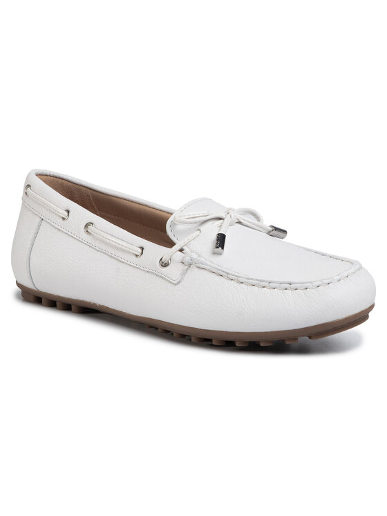 Geox Geox Mokasyny D Leelyan A D724RA 00046 C1000 Biały