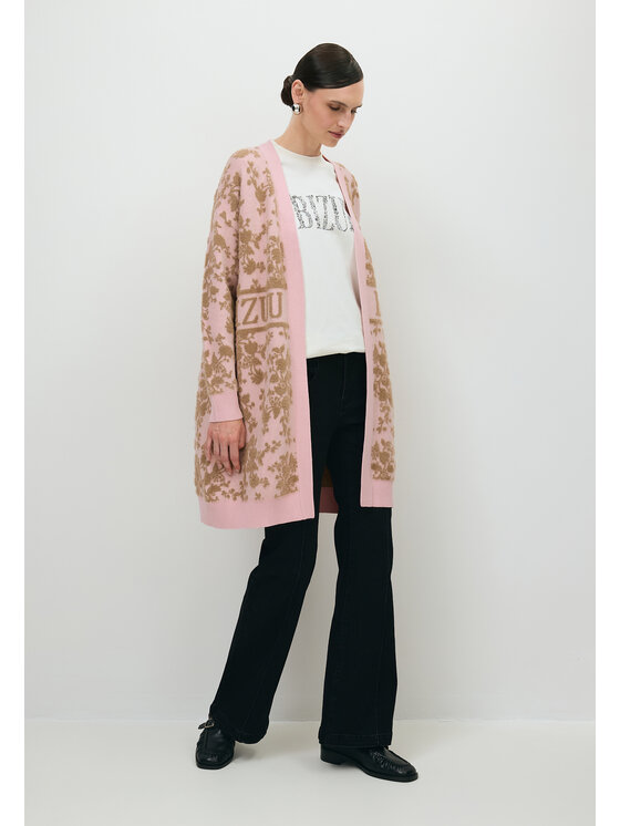 BIZUU BIZUU Kardigan ALIAN CARDIGAN Růžová Standard Fit