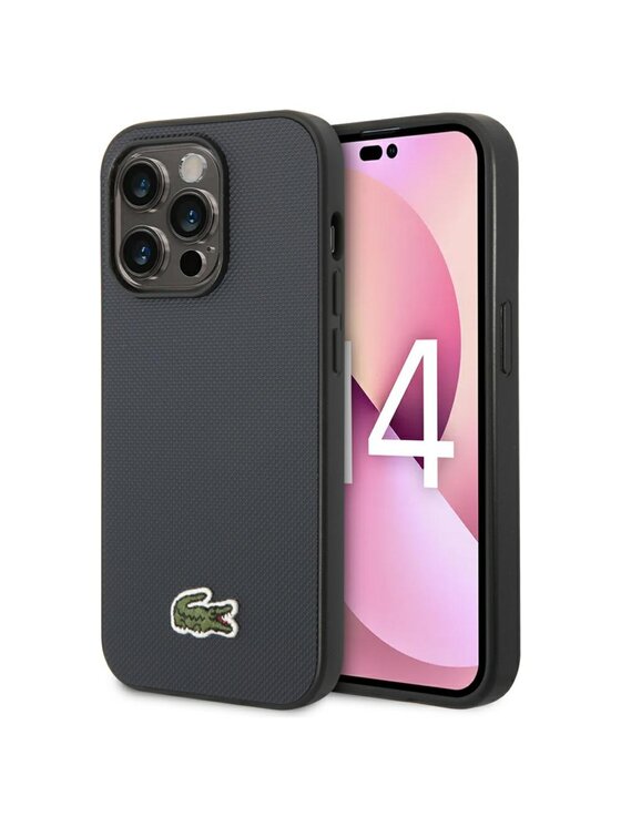 Etui na telefon Lacoste, Grantowe, Apple iPhone 14 Pro Max