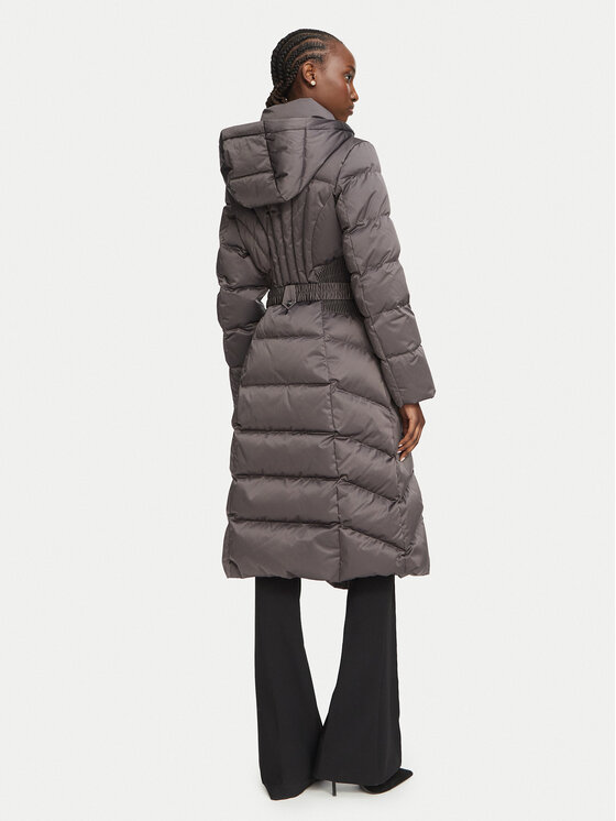 Guess Guess Пухено яке W6BL36 W4084 Тъмносив Regular Fit