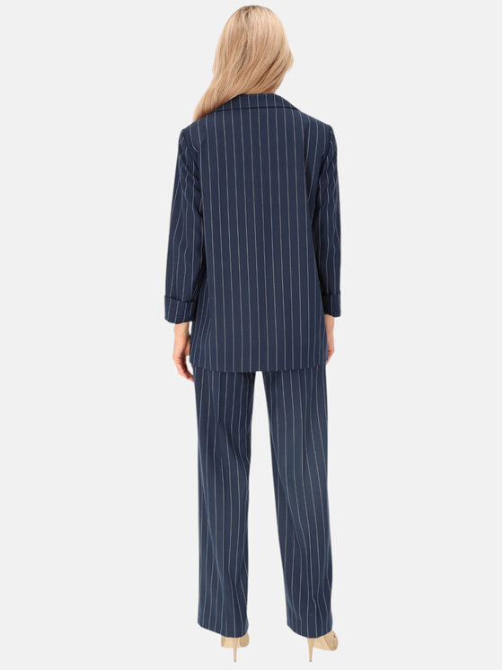 Potis & Verso Potis & Verso Marynarka Solo Granatowy Regular Fit
