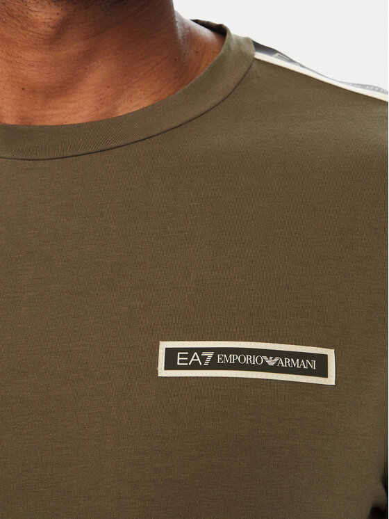 EA7 Emporio Armani EA7 Emporio Armani T-shirt 7M002189 AF10373 U7014 Kaki Regular Fit