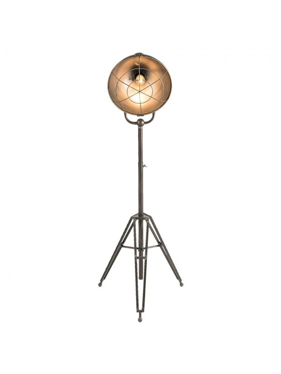 MIAhome MIAhome Lampa podłogowa Factory grey 175 cm Szary