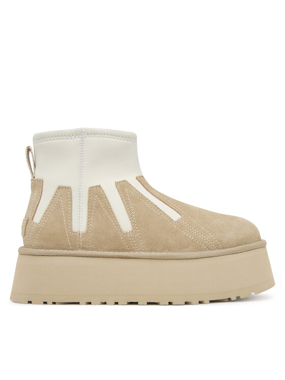 Ugg Śniegowce W Classic Mini Dipper Sunwave 1167591 Beżowy