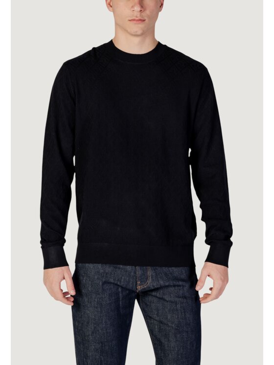 Armani Exchange Armani Exchange Sweter XM000176 AF10454 Niebieski Shirt Fit