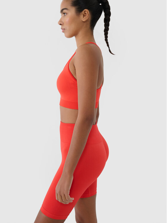 4F 4F Szorty sportowe MULTI ACTIVE Czerwony Slim Fit
