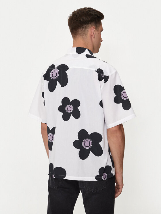 HUGO Hugo Camicia Eligino 50513855 Bianco Oversize