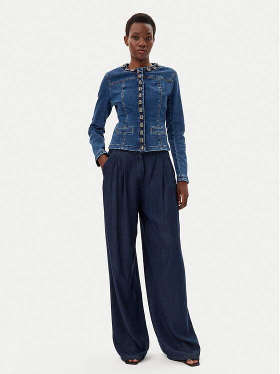 Liu Jo Liu Jo Traper jakna UA5135 D4448 Plava Regular Fit
