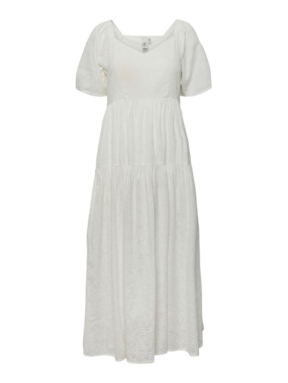 YAS YAS Kasdieninė suknelė 26029550 Balta Loose Fit