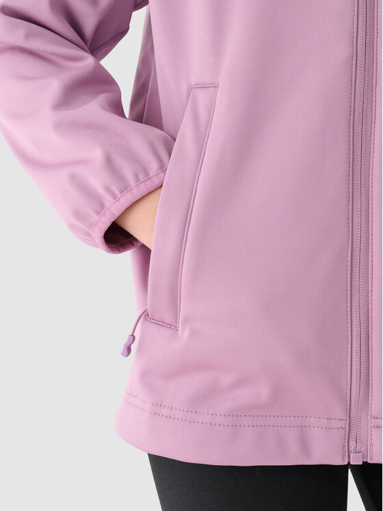 4F 4F Softshellová bunda 4FJWAW24TSOFF261-54S Ružová Regular Fit