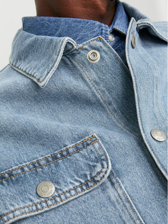 Jack & Jones Jack & Jones Kurtka jeansowa Chase 12250086 Niebieski Loose Fit