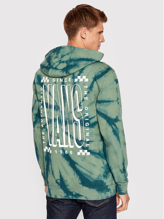 Vans Felpa Tall Type Tie Dye VN0A7S8C Verde Regular Fit Modivo