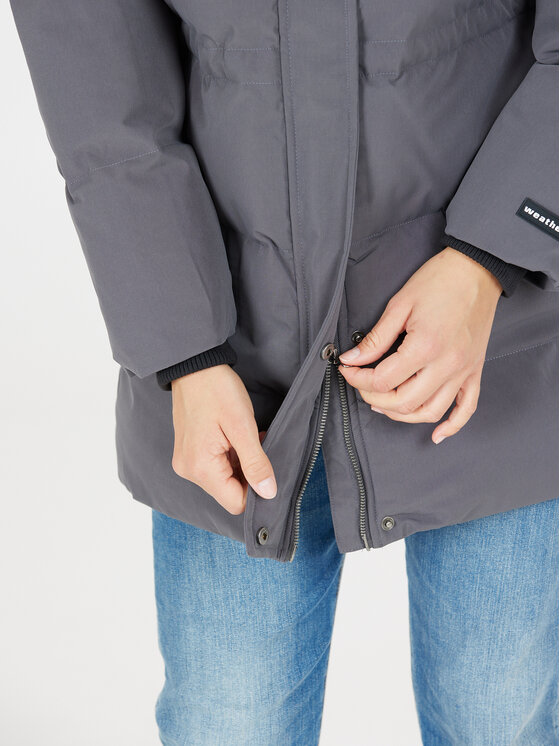 Weather Report Weather Report Зимно яке Silky WR234027 Сив Regular Fit