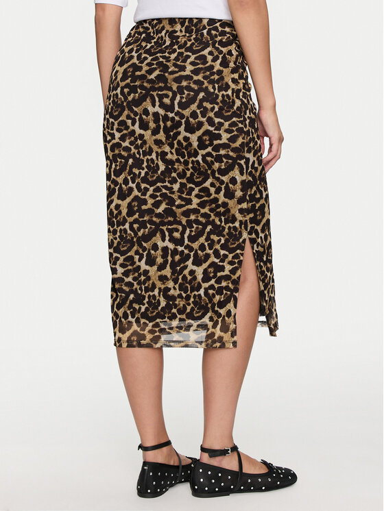 JDY JDY Midi krilo Lea 15345811 Rjava Slim Fit