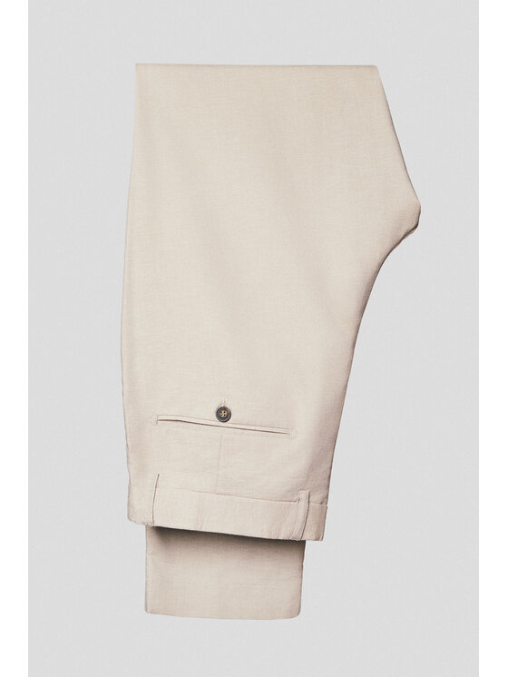 Lancerto Lancerto Spodnie materiałowe Tommaso SP131125000001 Beżowy Slim Fit