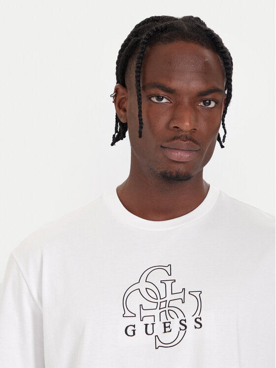 Guess Guess T-Shirt M5BI76 I3Z14 Biały Relaxed Fit
