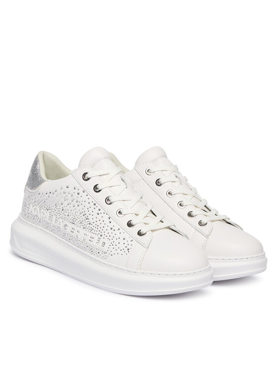 KARL LAGERFELD KARL LAGERFELD Laisvalaikio batai Kapri KL62556 Balta