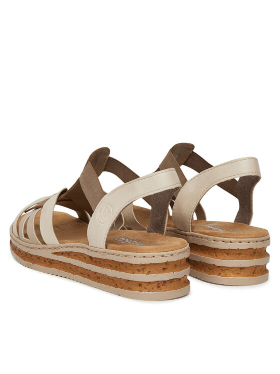 Rieker Rieker Sandali 62918-62 Bela