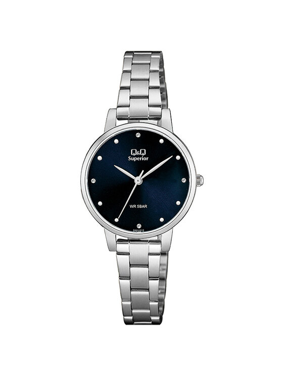 Q&Q Q&Q Zegarek S401-212 Srebrny