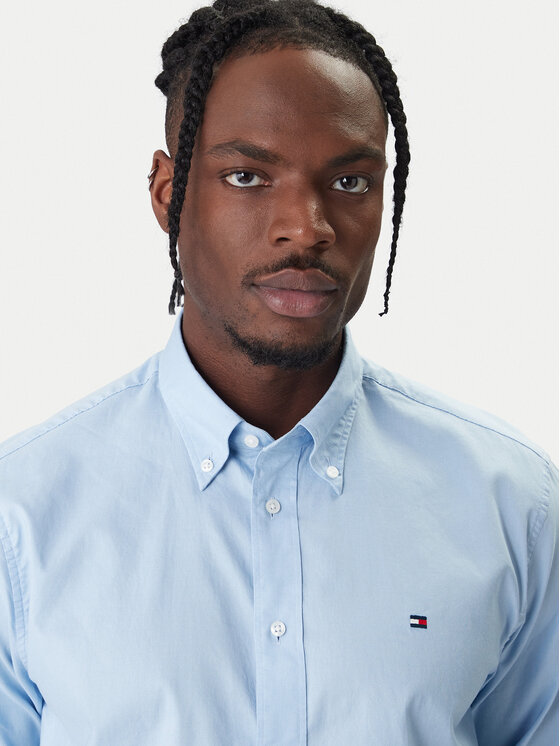 Tommy Hilfiger Tommy Hilfiger Košile MW0MW40529 Světle modrá Regular Fit
