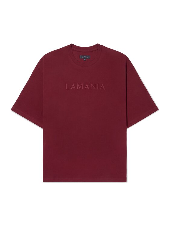 La Mania La Mania Tričko LUCY Bordová Classic Fit