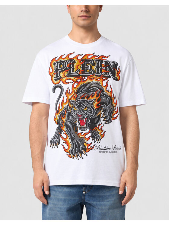 PHILIPP PLEIN PHILIPP PLEIN T-shirt 32088 Bianco Regular Fit