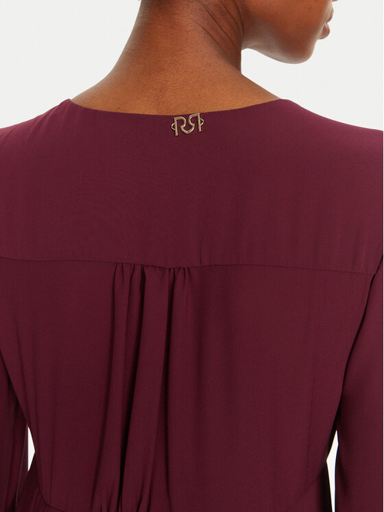 Rinascimento Rinascimento Kokteiļkleita CFC0120500003 Bordo Regular Fit