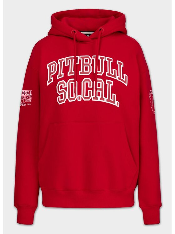 PITBULL PITBULL Bluza FIORA Czerwony Regular Fit