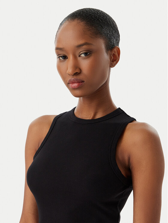 Guess Guess Marškinėliai Edie V3GP19 K8RT2 Juoda Slim Fit