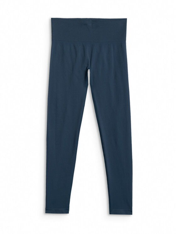 4F 4F Legginsy BASIC+ Turkusowy Slim Fit